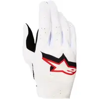 Alpinestars Guanti Supertech MX 2027 White Black Fire Red