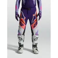Alpinestars Pantaloni Supertech Dyna 2027 Light Violet Deep Purp Pink Fl, Taglia: 40