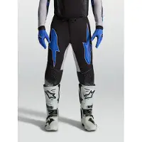 Alpinestars Pantaloni Supertech Hiten AFD 2027 Black Light Lilac Blithe Blue, Taglia: 44