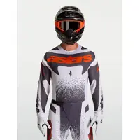 Alpinestars Maglia Techstar Swan 2027 Light Lilac Dark Gray Red Fluo