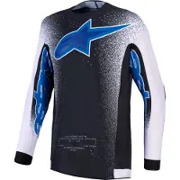 Alpinestars Maglia Supertech Hiten AFD 2027 Black Light Lilac Blithe Blue
