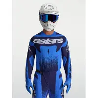 Alpinestars Maglia Techstar Swan 2027 Ucla Blue Deep Blue, Taglia: XL