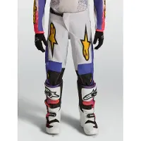 Alpinestars Pantaloni Fluid Drag Ragazzo 2027 Light Lilac Blue Iris Gold, Taglia: 26