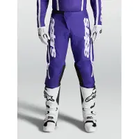 Alpinestars Pantaloni Fluid Apex V2 2027 Deep Blue White, Taglia: 38