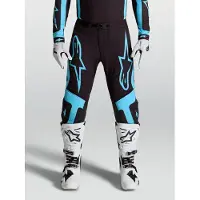 Alpinestars Pantaloni Supertech Vesta 2027 Black Turquoise, Taglia: 42