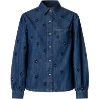 Pepe Jeans per donna. PL3051541 Camicia Macie Animated blu navy (XS), Casual, Cotone, Manica lunga