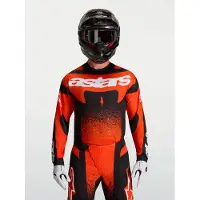 Alpinestars Maglia Techstar Swan 2027 Cardinal Red Black White