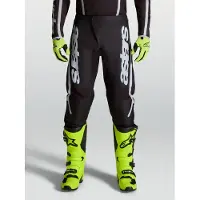 Alpinestars Pantaloni Fluid Apex V2 2027 Black Silver, Taglia: 36