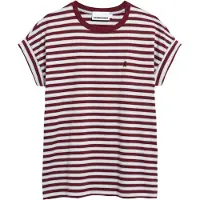 Armedangels Women's Idaara Stripes T-shirt Donna (S, fuchsia)