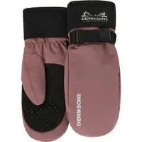 Didriksons Kid's Lovas Mitten Guanti Bambini (6, marrone/nero)