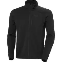 Helly Hansen - Pile con zip traspirante - Versalite Fleece Jacket Black in Poliestere Riciclato - Taglia XL - Nero
