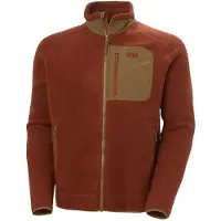 Helly Hansen Panorama Pile Block Jacket Giacca in pile Uomo (XL, rosso)