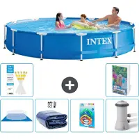 Intex Piscina fuori terra a struttura - 366x76 cm - composta da 5 parti - modello S46