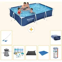 Bestway Steel Pro, piscina rettangolare - 300x201x66 cm - 8 pezzi - Modello S21569