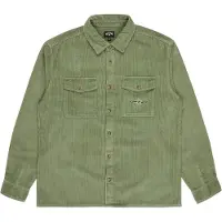 Billabong - Chemise manches longues en velours côtelé - Bong Days Corduroy Shirt Hedge Green per Uomo in Cotone - Taglia XL - Verde