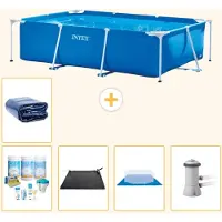 Intex Piscina fuori terra rettangolare - 300x200x75 cm - 6 pezzi - Modello S20054