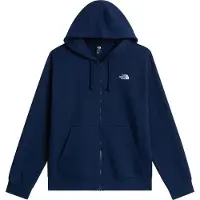 The North Face - Felpa con cappuccio - M Evolution Simple Dome Regular Full Zip Summit Navy per Uomo in Cotone - Taglia S - Blu navy