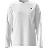 The North Face Women's TNF Essential Simple Dome RLX L/S Maglia a manica lunga Donna (XXL, bianco)