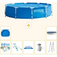 Intex Piscina autoportante rettangolare - 366x76 cm - 8 pezzi - Modello S20436