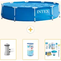 Intex Piscina fuori terra a struttura - 366x76 cm - 4 pezzi - Modello S22458