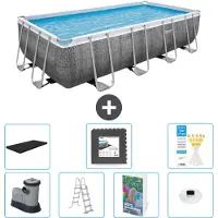 Bestway Power Steel, piscina rettangolare - 549x274x122 cm - 6 pezzi, modello S608