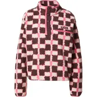 Columbia - Pile stampata con collo alto e mezza chiusura a pressione - Helvetia II Printed Cropped Half Snap Moonvista Geostack per Donne in Nylon - Taglia S - Rosa