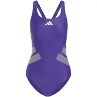 Adidas Women's 3 Bar Logo C-Back Suit Costume intero Donna (40, lilla)