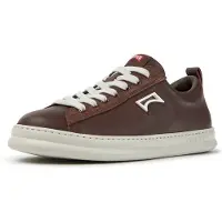 Camper per uomo. K101052-015 Sneaker in pelle Runner Four marrone (43), Basso, Stringhe, Casual