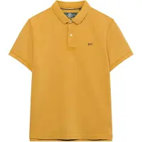 Superdry per uomo. M1110452A Polo Classic Piqué giallo (XL), Casual, Manica corta, Tessuto
