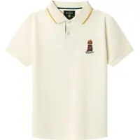 Hackett London per ragazzo. HK5600037 Polo Harry bianco sporco (3Años= 97cm), Casual, Cotone, Manica corta, moda per bambini