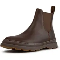 Camper Stivaletti Chelsea Brutus+ in pelle con punta tonda e suola in gomma