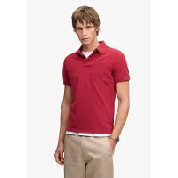 Superdry per uomo. M1110452A Polo Classic Pique rosso (XL), Casual, Cotone, Manica corta