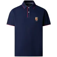Hackett per uomo. HM5600236 Logo Piccolo Polo blu marino (L), Casual, Cotone, Manica corta, Navy