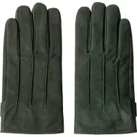 Hackett London per uomo. HM0400134 Guanti in pelle Commuter Nubuck Touch verde (M), Casual, Classico