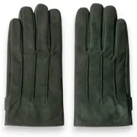 Hackett London per uomo. HM0400134 Guanti in pelle Commuter Nubuck Touch verde (XL), Casual, Classico