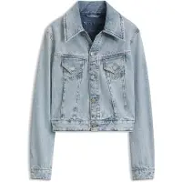 Hugo Boss per donna. 50564451 Giacca Trucker blu (M), Casual, Cotone