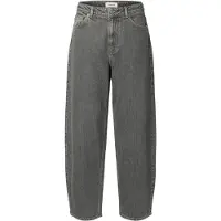 Selected Jeans Barrel Fit Donne Grigio 29