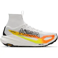 Hoka One One - Scarpe trail - Tecton X 4 W Frost/Neon Tangerine per Donne - Taglia 40 - Grigio