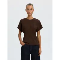 Selected T-shirt Donne Marrone XS