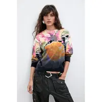Desigual , Maglione stampato Lacroix, Donna, Nero, XS