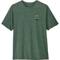Patagonia Cap Cool Daily Shirt Great Waves Maglia funzionale Uomo (L, olivia)