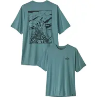 Patagonia Cap Cool Daily Shirt Cloud Crag Maglia funzionale Uomo (L, turchese)