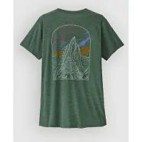 Patagonia Women's Cap Cool Daily Shirt Cloud Crag Maglia funzionale Donna (XL, verde/olivia)