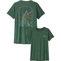 Patagonia Women's Cap Cool Daily Shirt Cloud Crag Maglia funzionale Donna (S, verde/olivia)
