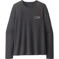 Patagonia Women's L/S Capilene Cool Trail Shirt Maglia funzionale Donna (L, grigio)
