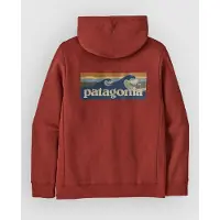 Patagonia Boardshort Logo Uprisal Hoody Felpa con cappuccio (XXL, rosso)
