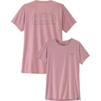 Patagonia Women's Capilene Cool Daily Shirt P-6 Cosmos Maglia funzionale Donna (M, fuchsia)