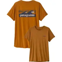 Patagonia Women's Cap Cool Daily Shirt Boardshort Logo Maglia funzionale Donna (L, marrone)