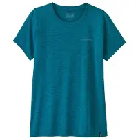 Patagonia Women's Capilene Cool Daily Shirt P-6 Cosmos Maglia funzionale Donna (XXL, blu/turchese)
