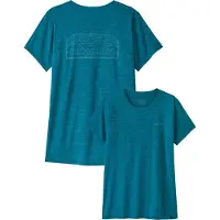 Patagonia Women's Capilene Cool Daily Shirt P-6 Cosmos Maglia funzionale Donna (XS, blu/turchese)